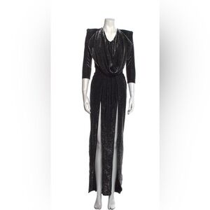 Zhivago Metallic Black Dress SZ XS